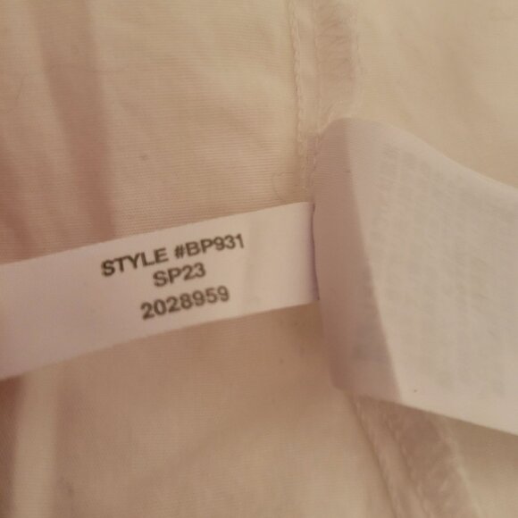 J Crew White Puff Sleeve Cotton Blouse S Ruffle Trim Career Business Professiona - Picture 7 of 7